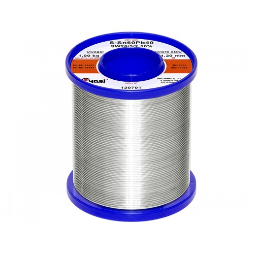 Cyna 1,20/ 1kg/spoiwo LC60-SW26-Lydmetaliai