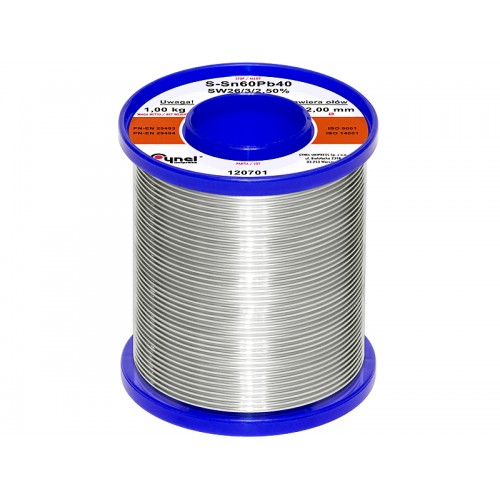 Cyna 2,00/ 1kg/spoiwo LC60-SW26-Lydmetaliai