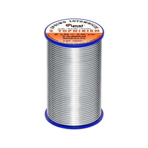 Cyna 3,00/500g/spoiwo LC60-SW26-Lydmetaliai
