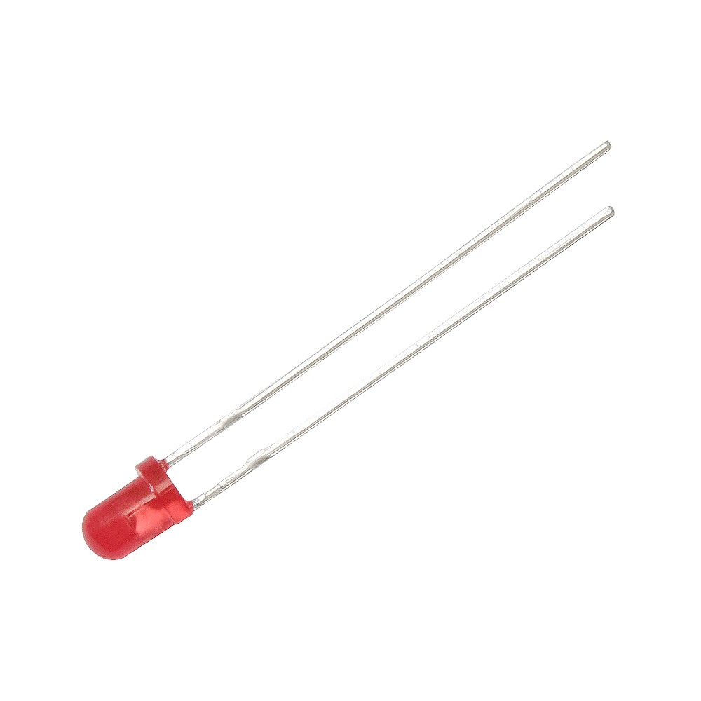 DIODA LED 3 mm (raudona matinė )-PROL DIODA LED 3 mm (raudona matinė )-PROL