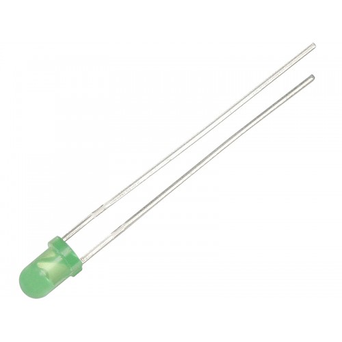 DIODA LED 3 mm ("Zielona matowa")-PROL