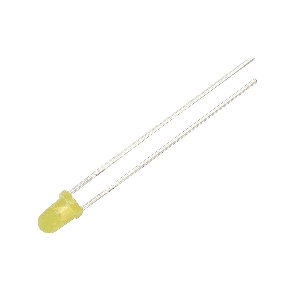 DIODA LED 3 mm ( żółta matowa )-PROL DIODA LED 3 mm ( żółta matowa )-PROL