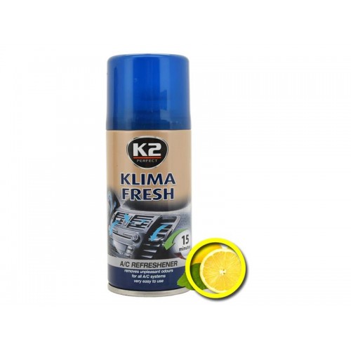 Oro gaiviklis K2 KLIMA FRESH Lemon 150ml-Automobilių oro