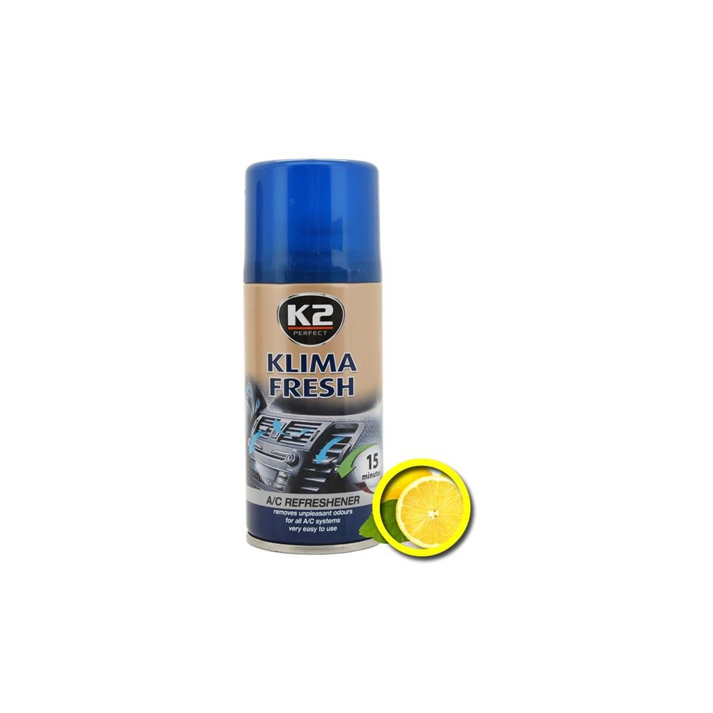 Oro gaiviklis K2 KLIMA FRESH Lemon 150ml-Automobilių oro