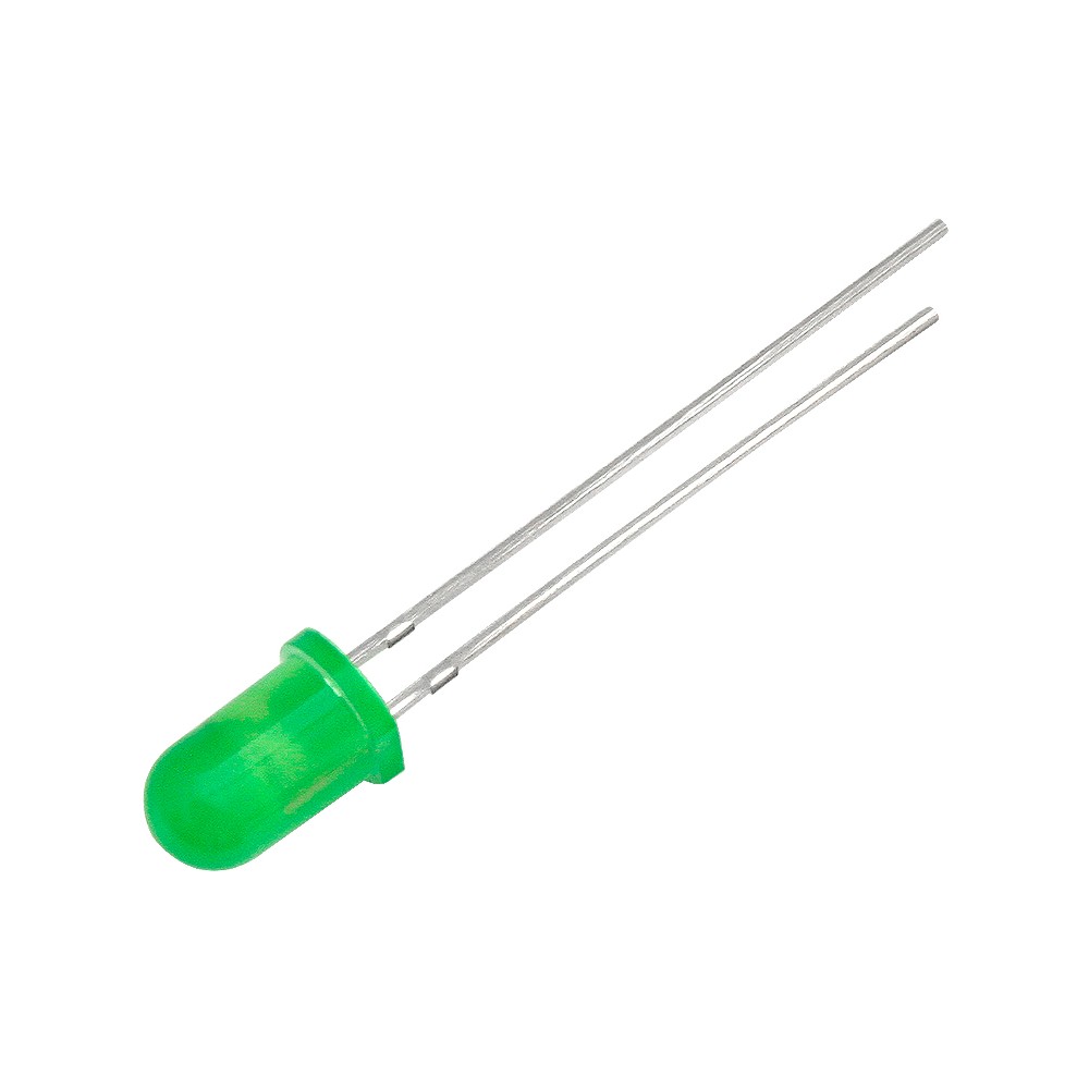 DIODA LED 5 mm ( 12V ZIELONA matinė )-PROL DIODA LED 5 mm ( 12V ZIELONA matinė )-PROL