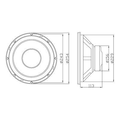 Głośnik BLOW A-250 4Ohm-PROL