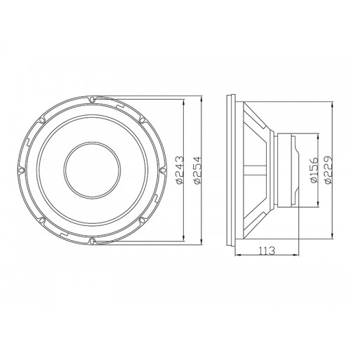 Głośnik BLOW A-250 8Ohm-PROL
