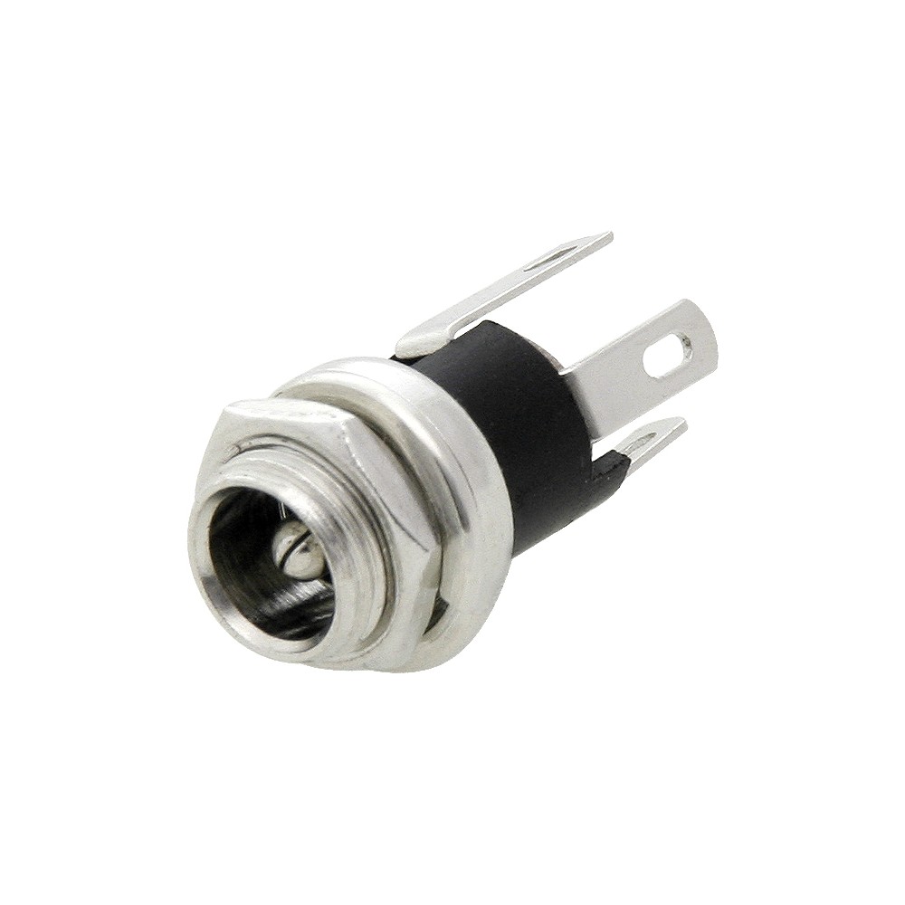 Nuolatinės srovės 2,5/5,5 metalinis prisukamas Nuolatinės srovės 2,5/5,5 metalinis prisukamas