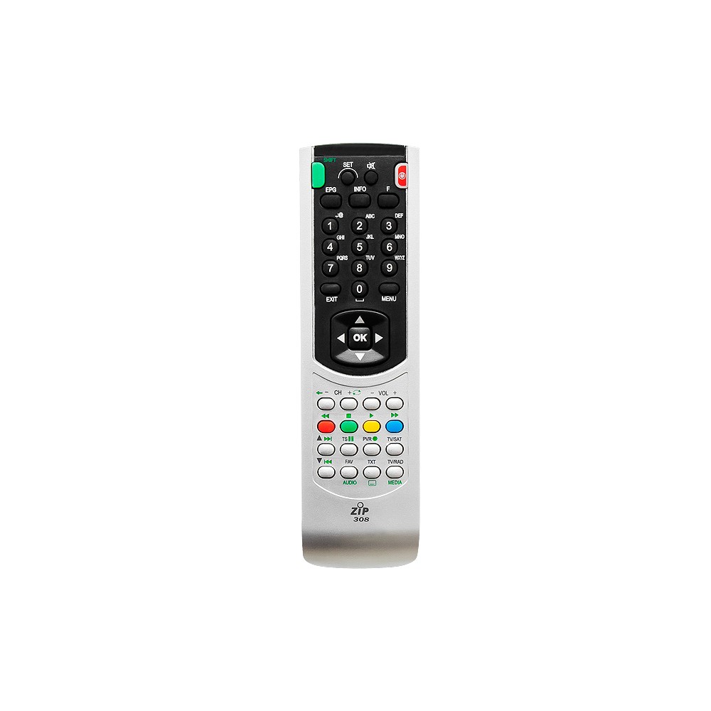 Universalus nuotolinio valdymo pultas ZIP308 SAT+DVB-T-PROL