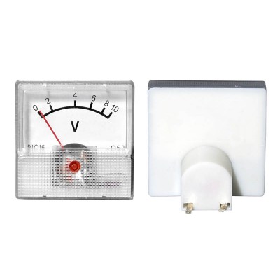 Analoginis voltmetras q.v. 10 V-Paneliniai voltmetrai