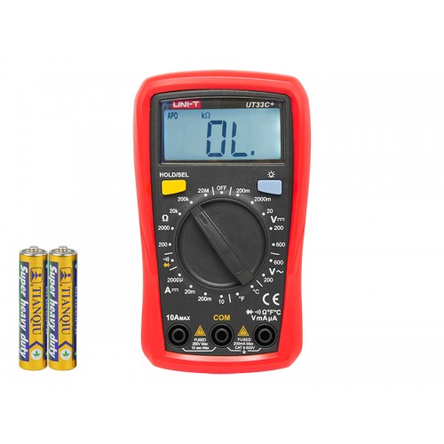 UT33C+ matuoklis UNI-T-Universalūs multimetrai