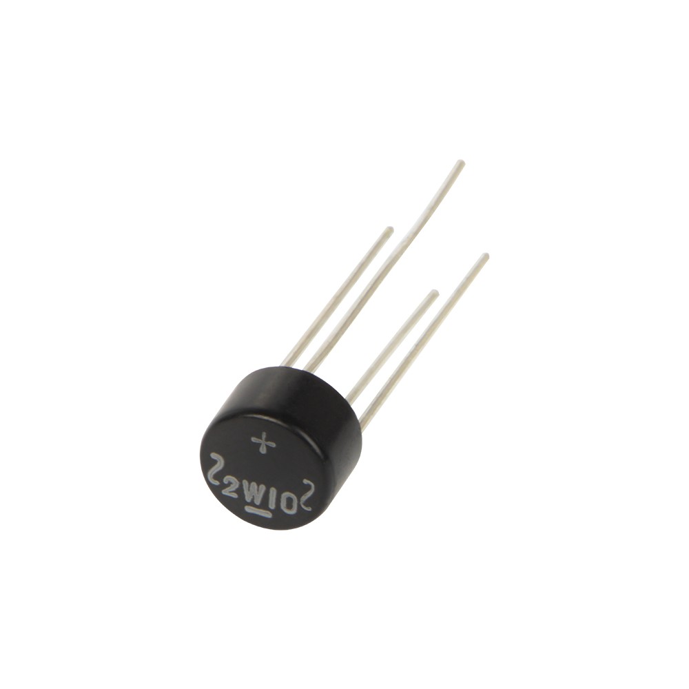 Diodų tiltelis 2A / 1000V (2W10)-PROL Diodų tiltelis 2A / 1000V (2W10)-PROL
