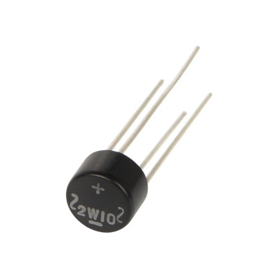 Diodų tiltelis 2A / 1000V (2W10)-PROL