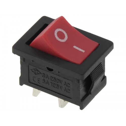 Jungiklis MK1012C RED rocker-PROL
