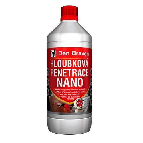 MINERALINIŲ PAVIRŠIŲ IMPREGNANTAS DEN BRAVEN NANO 1l-Statybinės