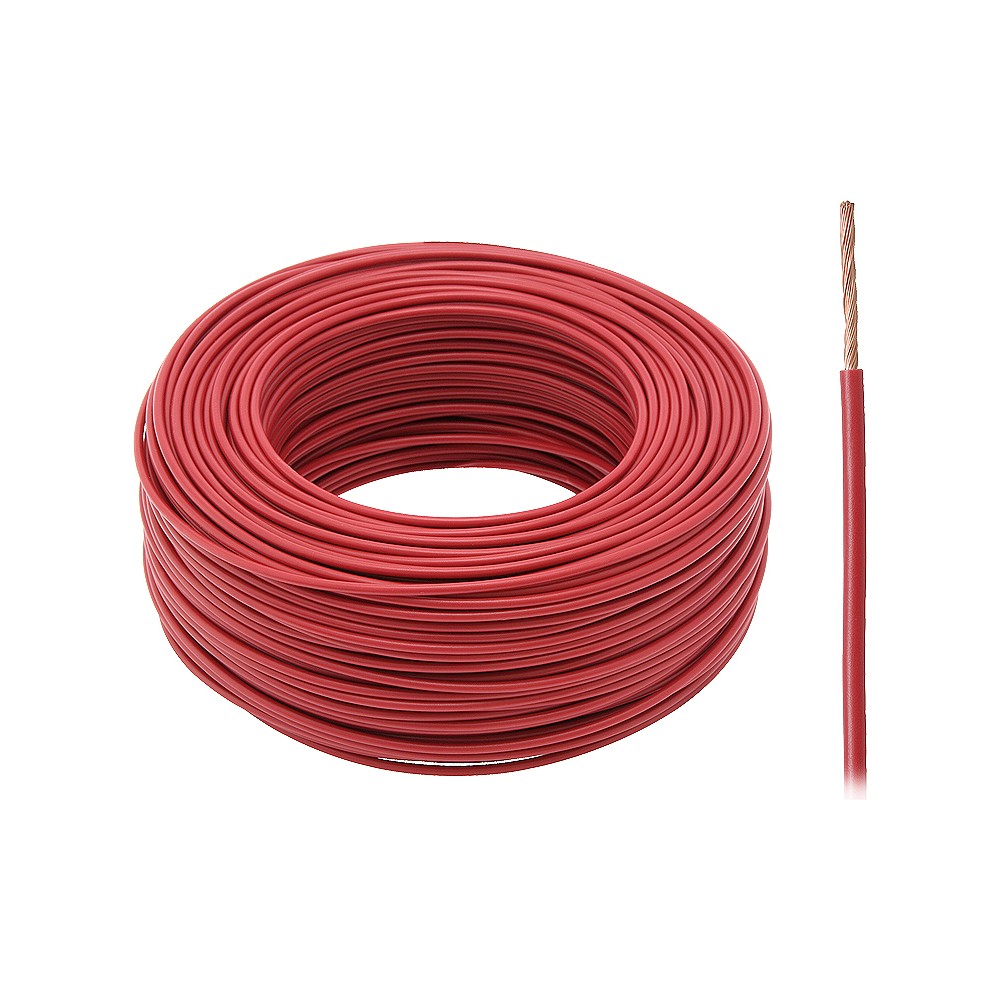 Laidas LgY 1 x 4,0 RED-Viengysliai laidai
