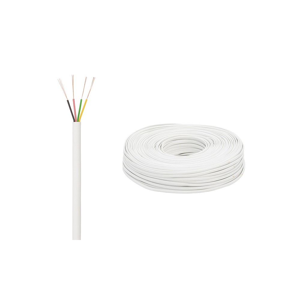 Telefono plokščiasis kabelis KP-4/100m-PROL Telefono plokščiasis kabelis KP-4/100m-PROL