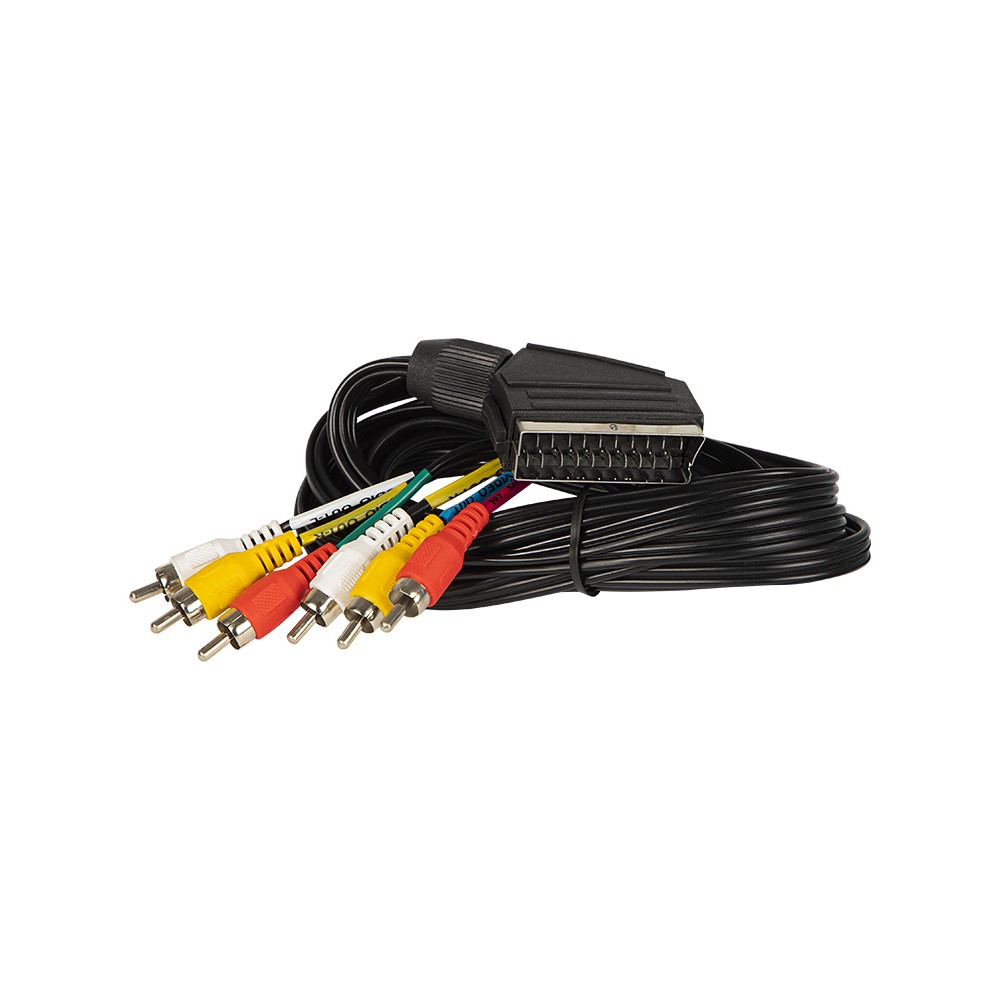 Euro jungtis-6 RCA 1,5 m HQ-PROL Euro jungtis-6 RCA 1,5 m HQ-PROL