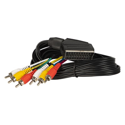 Euro jungtis-6 RCA 1,5 m HQ-PROL