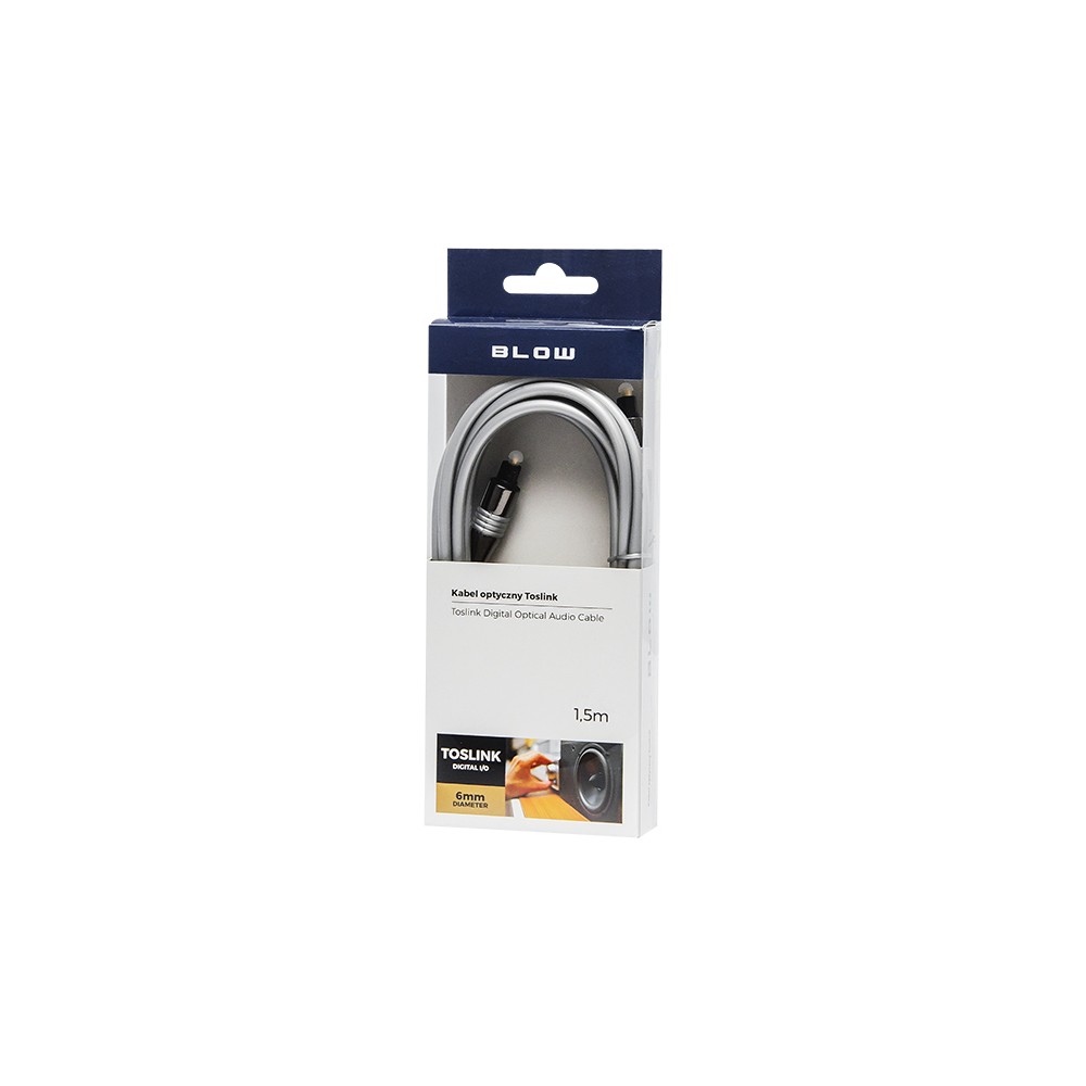 Optinė jungtis TOSLINK 5 mm 1,5 m-PROL