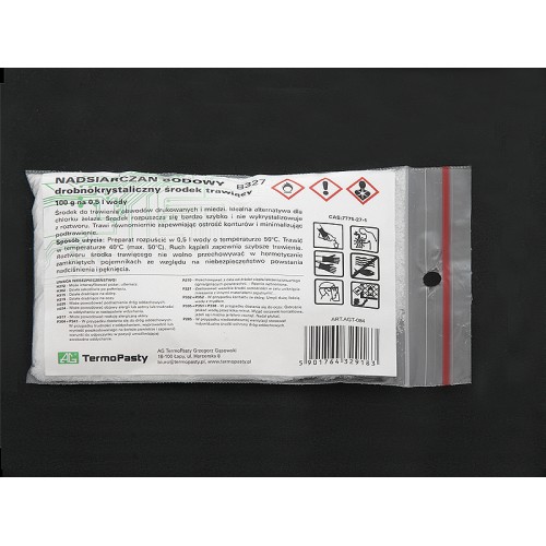 Smulkūs kristalai.B327/100 g ėsdinimo priemonės-PROL
