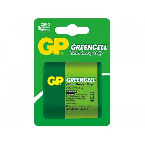 Akumuliatorius GP Greencell 3R12 4,5 V-PROL