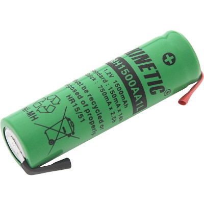 Įkraunamas R6 Ni-MH AA 1500mAh litavimas-PROL