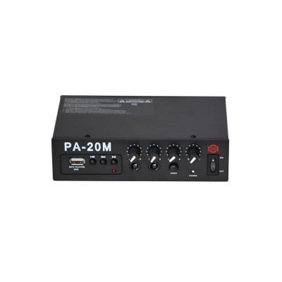 Stiprintuvas SHOW PA-20M, 20W/4Ω, MP3 grotuvas-Garso