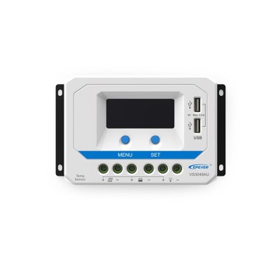 Saulės energijos valdiklis PWM EPsolar 30A 12V/24V su