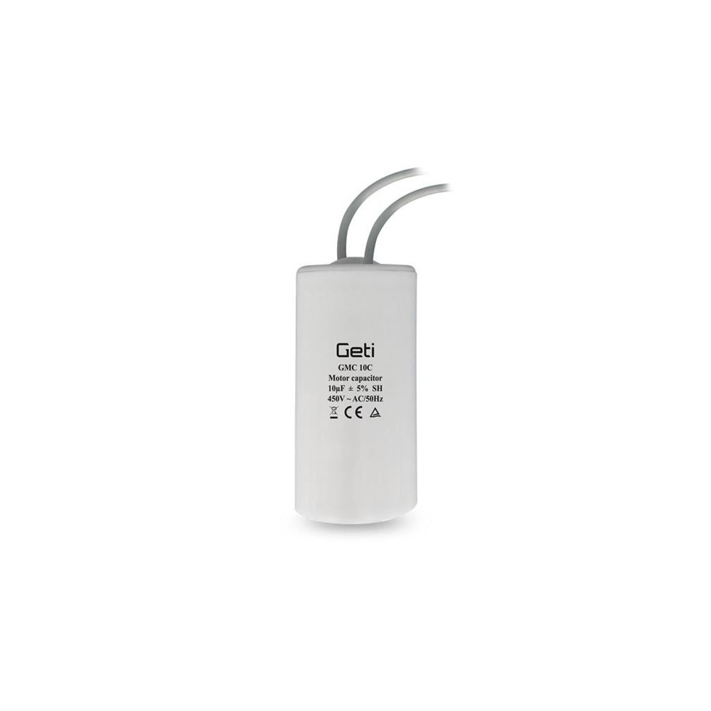 Variklio paleidimo kondensatorius-10uF 450V GETI GMC