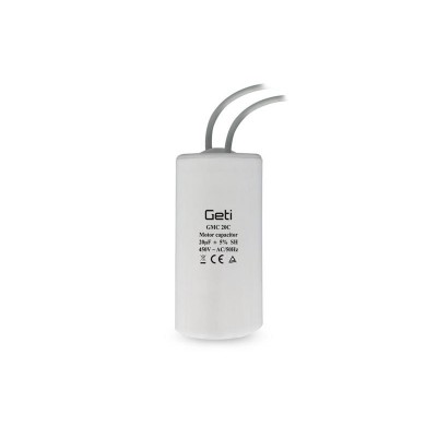 Variklio paleidimo kondensatorius-20uF 450V GETI GMC