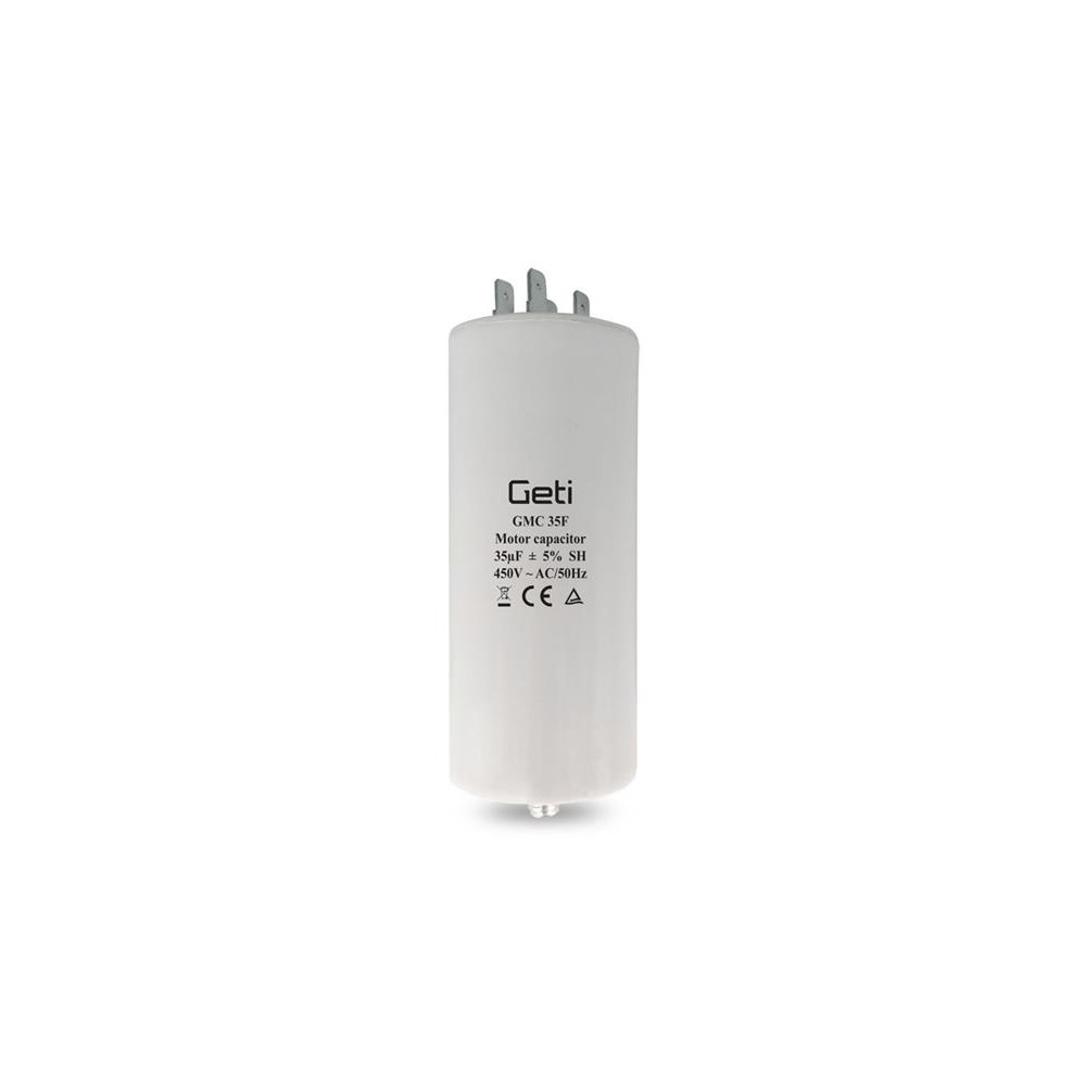 Variklio paleidimo kondensatorius-35uF 450V GETI GMC