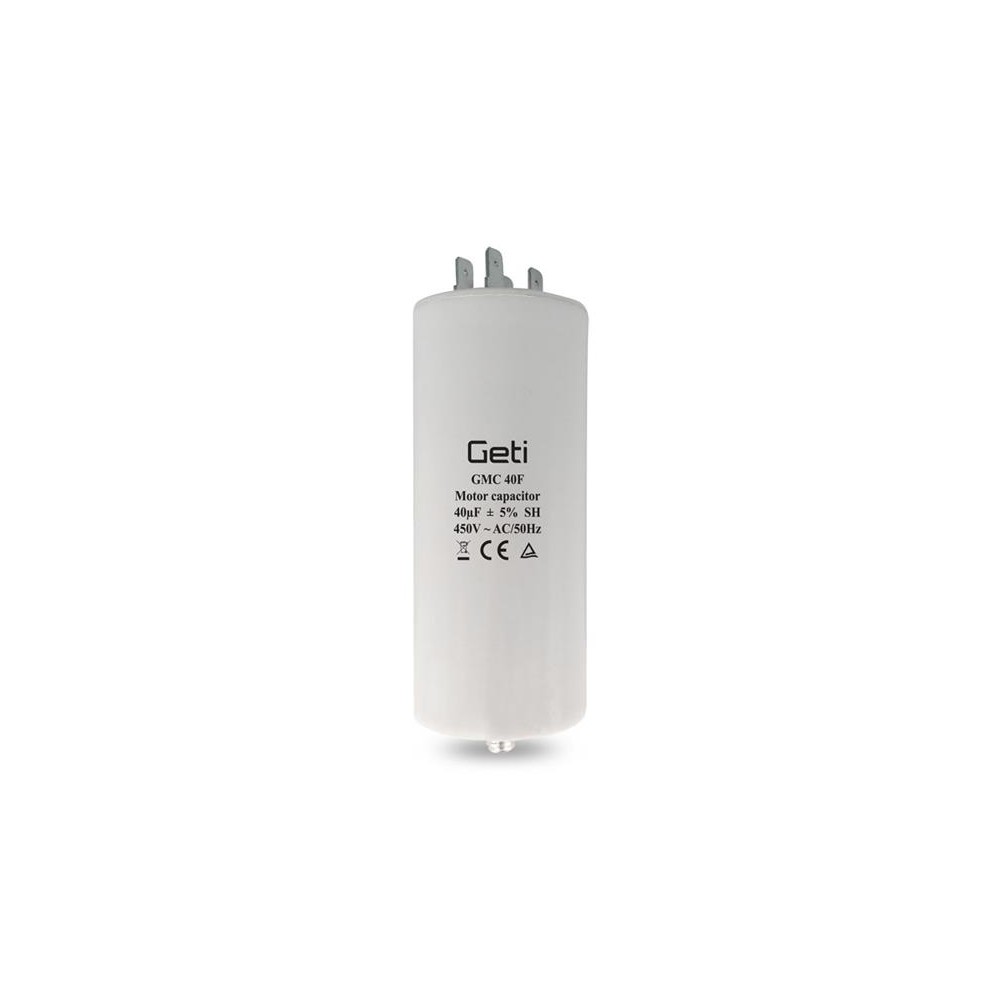 Variklio paleidimo kondensatorius-40uF 450V GETI GMC