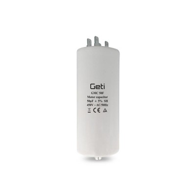 Variklio paleidimo kondensatorius-50uF 450V GETI GMC