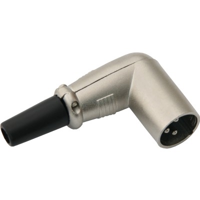XLR 3P mikrofono jungtis kampiniam kabeliui-MIC jungtys ir