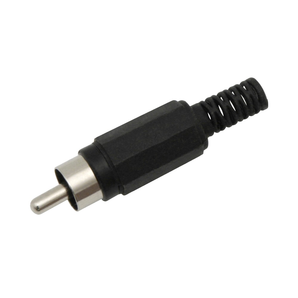 RCA jungtis BLACK-PROL RCA jungtis BLACK-PROL