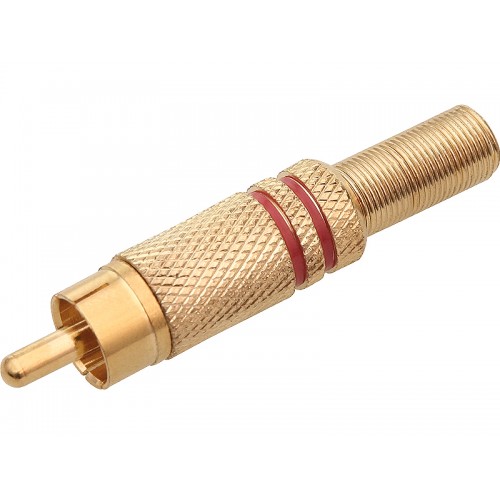 RCA jungtis GOLDEN RED-Pagrindinis