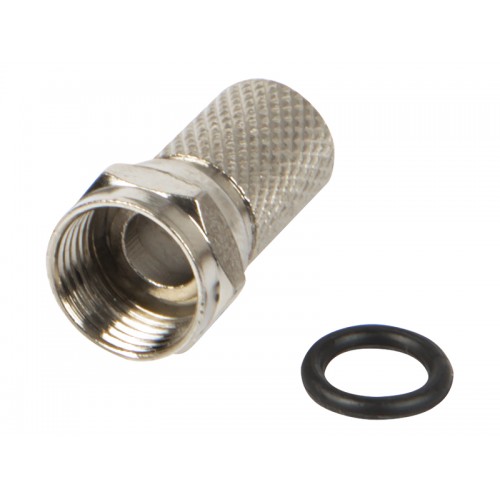 SAT "F" jungtis RG6/6,5 mm/20 mm su tarpine-Pagrindinis
