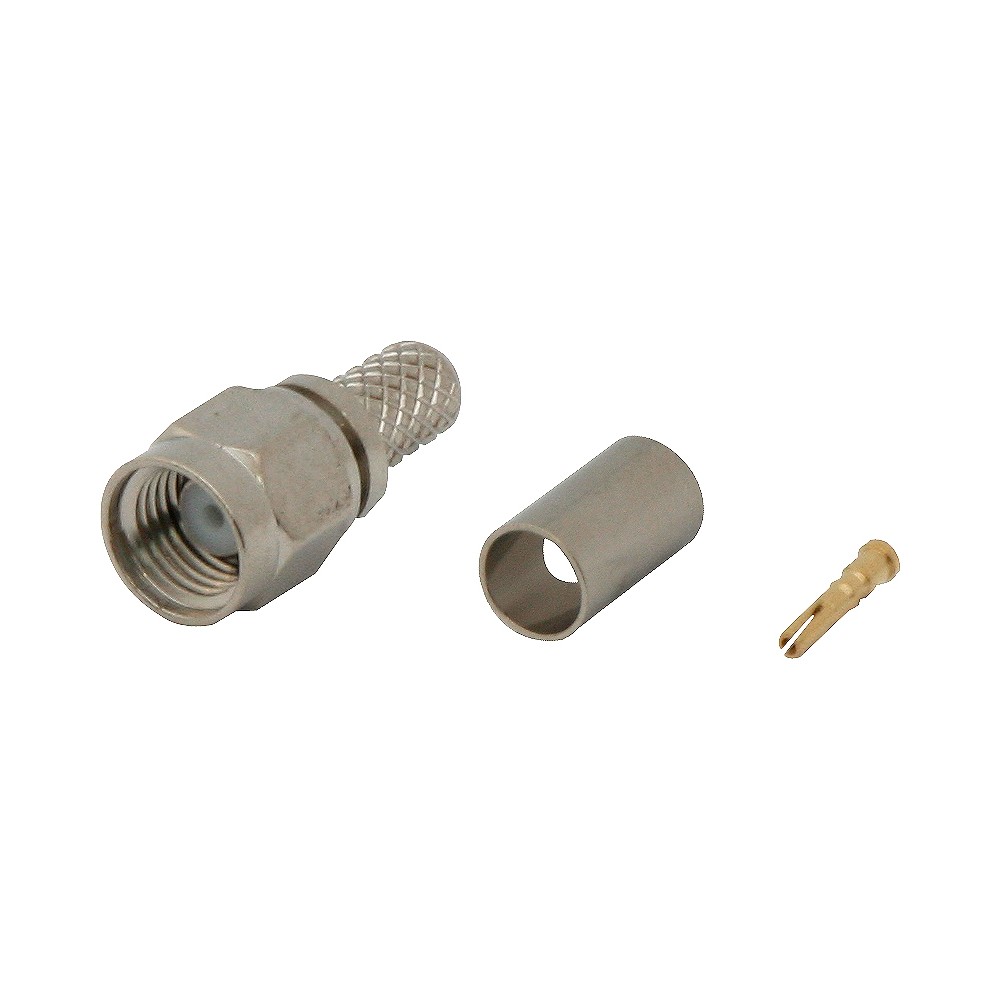 SMA jungtis-R RG58 užspaudžiamas-Pagrindinis SMA jungtis-R RG58 užspaudžiamas-Pagrindinis