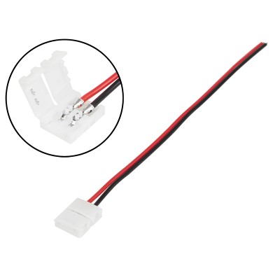 Jungtis LED juostelėms 8 mm kabelio jungtis-Pagrindinis