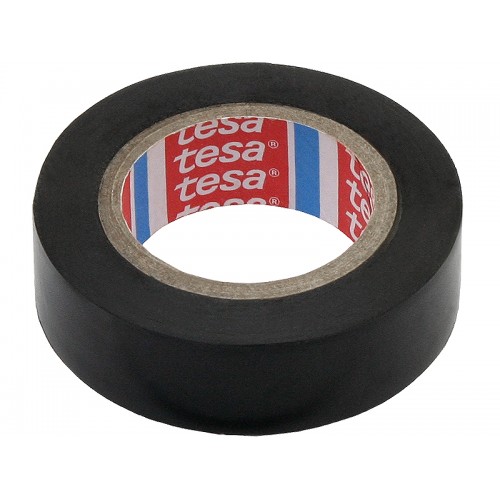 TESA 20 m/19 mm PVC juoda lipni juosta-Izoliacinės juostos