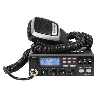 CB radijas ALAN-48 PRO AM/FM/ASQ 12/24V-CB radijo imtuvai