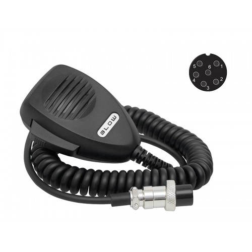 Mikrofonas CB 6PIN-Pagrindinis