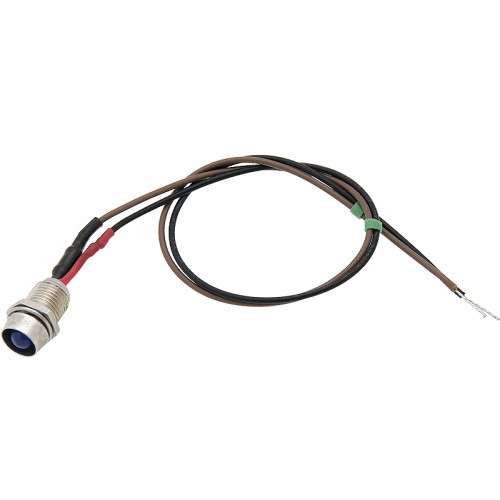 LED 5 mm (Mėlyna 12V) lemputė su laidu-Pagrindinis