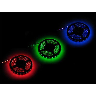 RGB LED juosta 5050 5m/300+KONEKTORIUS-LED juostelės