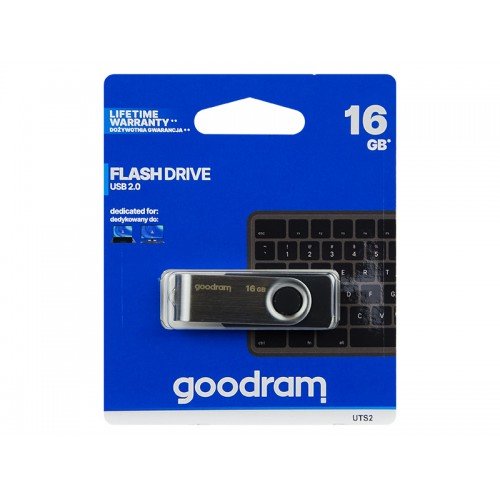 16GB ATMINTINĖ GOODRAM UTS2 USB2.0-USB atmintukai