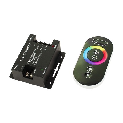 RGB LED juostelių valdiklis dot.z pil.RF juodas-Pagrindinis