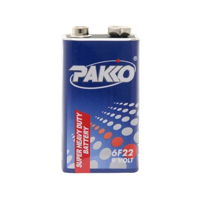 EXTRA HEAVY DUTY 6F22 9V V/P akumuliatorius-Pagrindinis