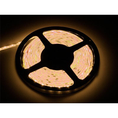 LED juosta geltona 5050 5m/300vado+DC-LED juostelės