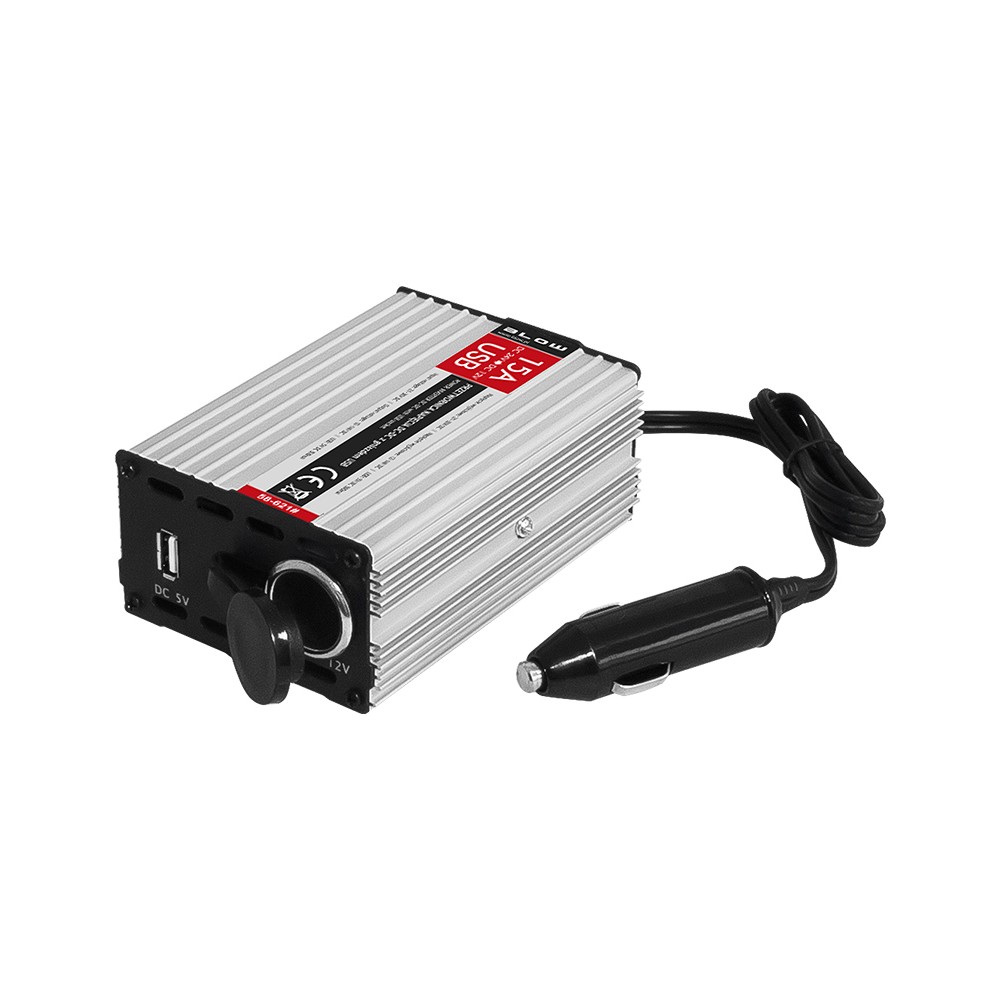 24V/12V 15A keitiklis su USB lizdu-Pagrindinis